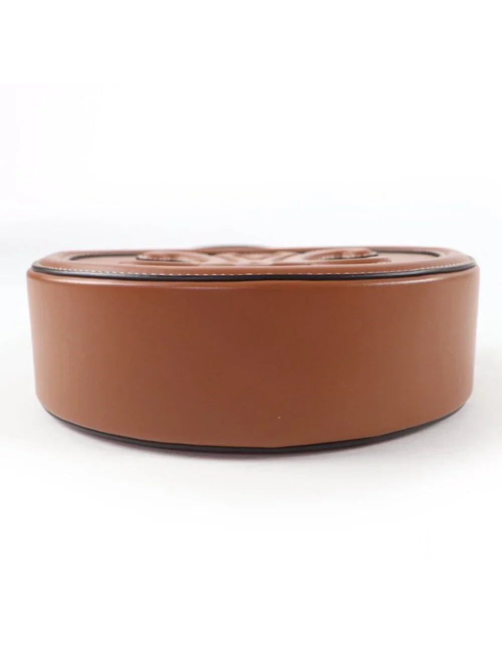 Celine Cuir Triomphe Oval Pass Leather Shoulder Bag Tan - Picture 4 of 12